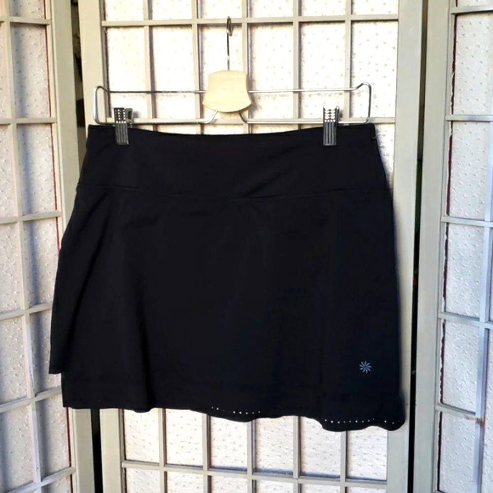 Athleta black mini women's skort size S